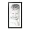 ArtToFrames 16x32" Matted Picture Frame with 12x28" Single Mat Photo Opening Framed in 1.25" Black and 2" Mat (FWM-3926-16x32)